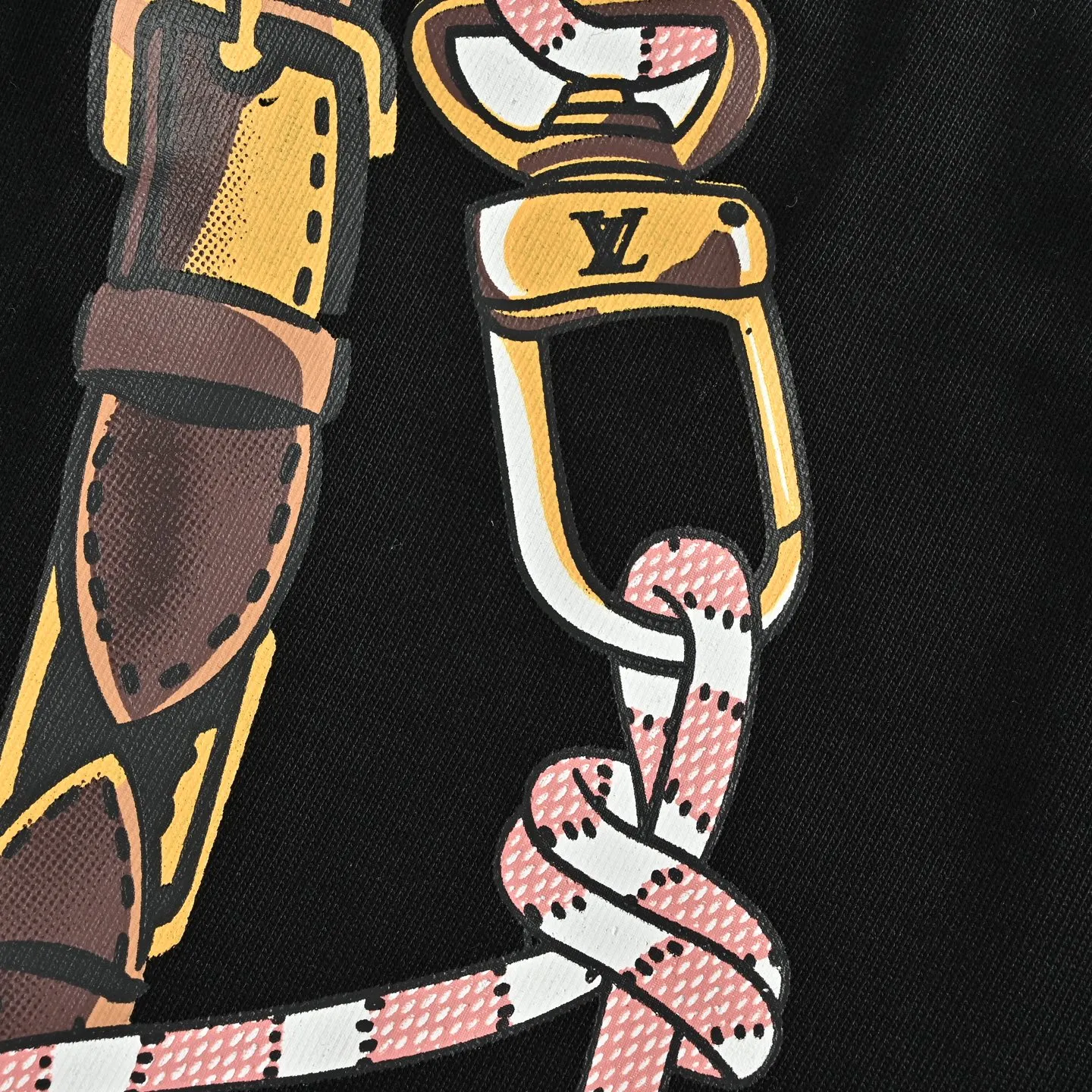 Louis Vuitton/Louis Vuitton chest bag printed long-sleeved T-shirt
